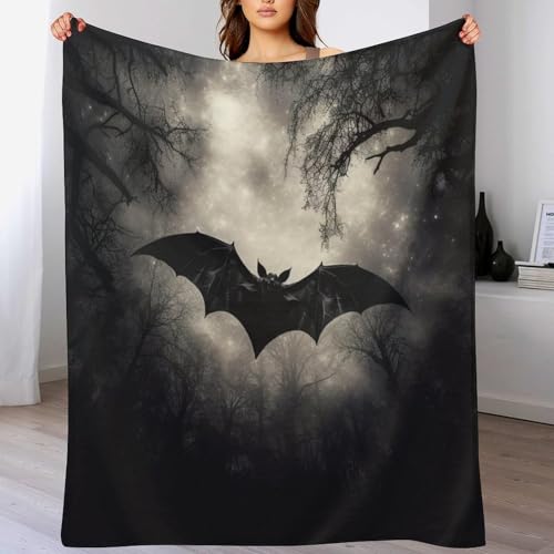 Fledermaus Warme Fleecedecke Wohndecke Sofadecke - Weiche, Angenehme Flannel Flanell-Decke, Für Jede Jahreszeit Geeignet 100×130cm Fledermaus Warme Fleecedecke Wohndecke Sofadecke - Weiche, Angenehme Flannel Flanell-Decke, Für Jede Jahreszeit Geeignet 100×130cm von GGJJTT