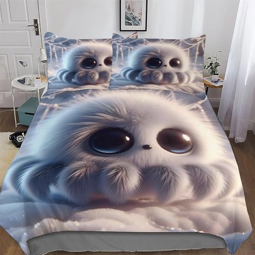 GGJJTT Cute Spinne Bettwäsche Angenehme Bettbezüge, Mikrofaser Bettdeckenbezug, Für Jungen Mädchen 2teilig Bettbezug + Kissenbezug Single135x200cm GGJJTT Cute Spinne Bettwäsche Angenehme Bettbezüge, Mikrofaser Bettdeckenbezug, Für Jungen Mädchen 2teilig Bettbezug + Kissenbezug Single135x200cm von GGJJTT