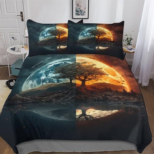 GGJJTT Fantasy Landschaft Tröster Abdeckungsset 2 Stück Bettbezug Bettwäsche Set Für Jungen Mädchen Schlafzimmer Deckenbezug Mit Kissenbezug Single135x200cm GGJJTT Fantasy Landschaft Tröster Abdeckungsset 2 Stück Bettbezug Bettwäsche Set Für Jungen Mädchen Schlafzimmer Deckenbezug Mit Kissenbezug Single135x200cm von GGJJTT