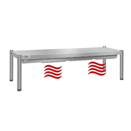 GGM Gastro | AB1K144#KBK13-3 | Wärmebrücke Premium - 1400x370mm - mit 1 Etage - Höhe: 415mm von GGM Gastro