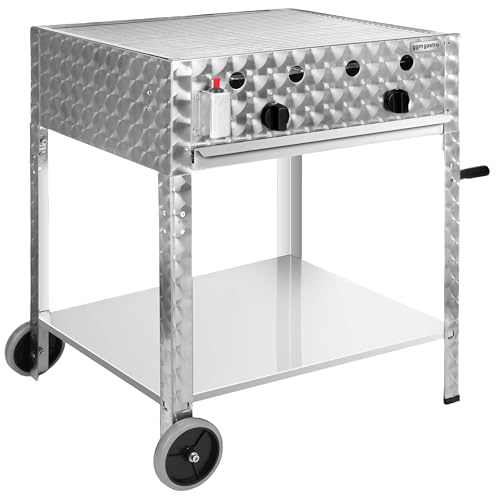GGM Gastro | GGB2 | Gasgrill - 10 kW - 2 Brenner - inkl. mobilem Untergestell, Grillrost & Blech GGM Gastro | GGB2 | Gasgrill - 10 kW - 2 Brenner - inkl. mobilem Untergestell, Grillrost & Blech von GGM Gastro