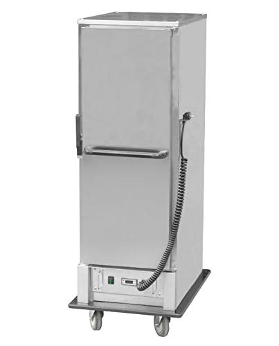 GGM Gastro Gewerblicher Bankettwagen - 1000 W - 15 x GN 1/1 Größe - Edelstahl - Wärmeisoliert - 4 Räder - Digitale Anzeige - Innenheizung - BWK1511 von GGM Gastro