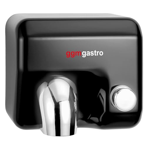 GGM Gastro | HTDKE15S | Händetrockner mit Druckknopf - Edelstahl Mattschwarz GGM Gastro | HTDKE15S | Händetrockner mit Druckknopf - Edelstahl Mattschwarz von GGM Gastro