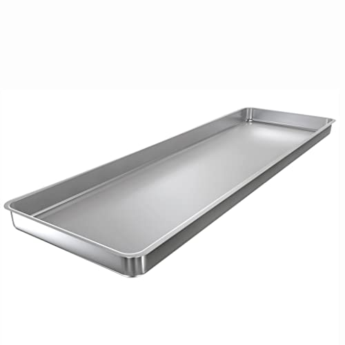 GGM Gastro | SPRB824 | Ausstell-/Auslageblech mit Rand - 80 x 25 x 4 cm von GGM Gastro