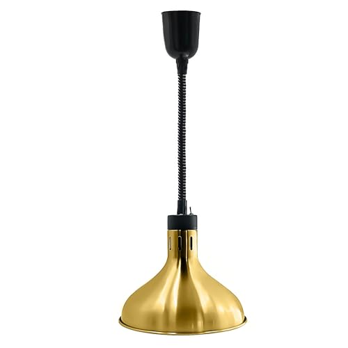 GGM Gastro | WLH290-G | Wärmelampe - 275 Watt - Ø 290 mm - Gold von GGM Gastro