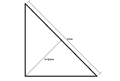 ggm Dreieckstaschen selbstklebend 10er Set (17cm) von ggm