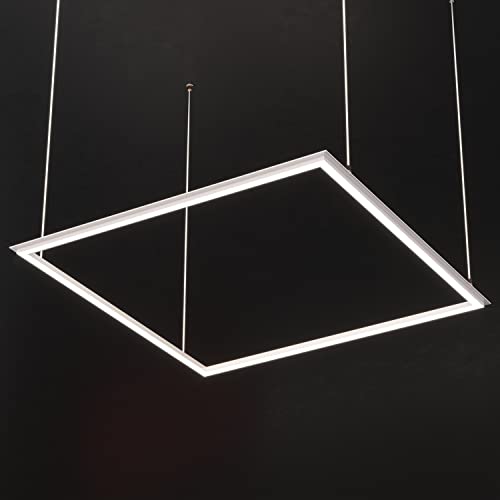 2er-Set EMPIRE | Led Licht Rahmen | Panel | 62x62cm | Hänge | 40W | 4000K | Neutral Weiß | Inkl. Trafo 2er-Set EMPIRE | Led Licht Rahmen | Panel | 62x62cm | Hänge | 40W | 4000K | Neutral Weiß | Inkl. Trafo von GGMMÖBEL