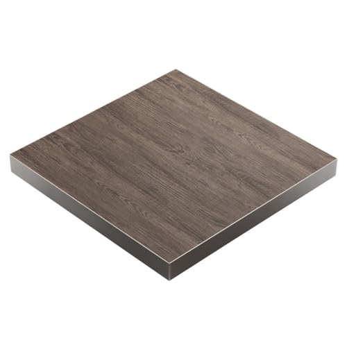 GGMMÖBEL Brasil | Tischplatte | B:T 70 x 70 cm | Light Wenge | Holzplatte | Perfekt für klappbare Küchentisch, Esstisch | ABS Kante | HPL beschichtete | Restaurant, Cafe, Bar von GGMMÖBEL