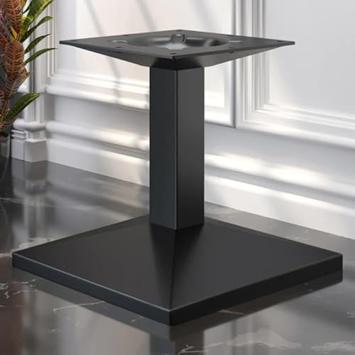 GGMMÖBEL Palma | Lounge Tischgestell | Schwarz | Bodenplatte: 45 x 45 cm | Gesamthöhe: 40 cm von GGMMÖBEL