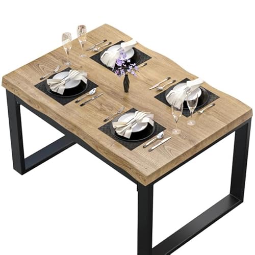 GGMMÖBEL Peru | Esstischplatte | Tischplatte Baumkante | Bistro Furniertischplatte | 120 x 70 cm | Eiche von GGMMÖBEL