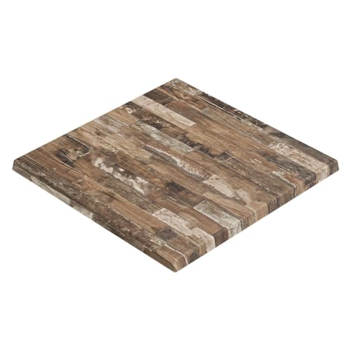 WERZA | Werzalit Tischplatte | Vintage Old | B:T 70 x 70 cm | Topalit Gartentischplatte | Perfekt für klappbare Gartentisch, Esstisch | Wasserfest | Restaurant, Cafe, Bar | Indoor und Outdoor WERZA | Werzalit Tischplatte | Vintage Old | B:T 70 x 70 cm | Topalit Gartentischplatte | Perfekt für klappbare Gartentisch, Esstisch | Wasserfest | Restaurant, Cafe, Bar | Indoor und Outdoor von GGMMÖBEL