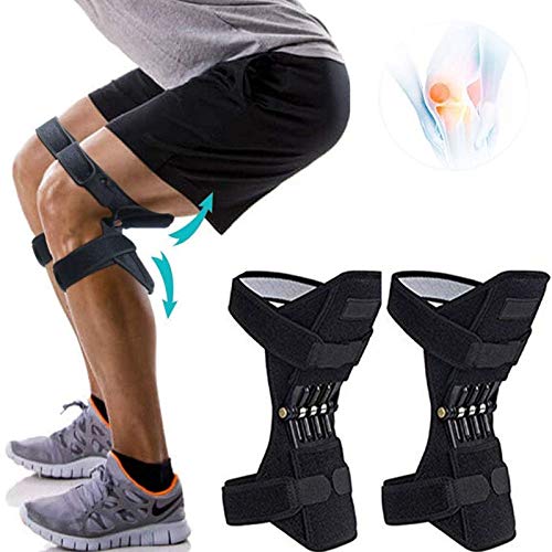 GGMWDSN Knie-Booster - Verbessern Sie Die Kniekraft Und Heben Sie Die UnterstüTzung, Lindern Sie Schwache Beine, Knie-Arthrose, Arthritis, Kniebeugen, EinheitsgrößE - Paar von GGMWDSN