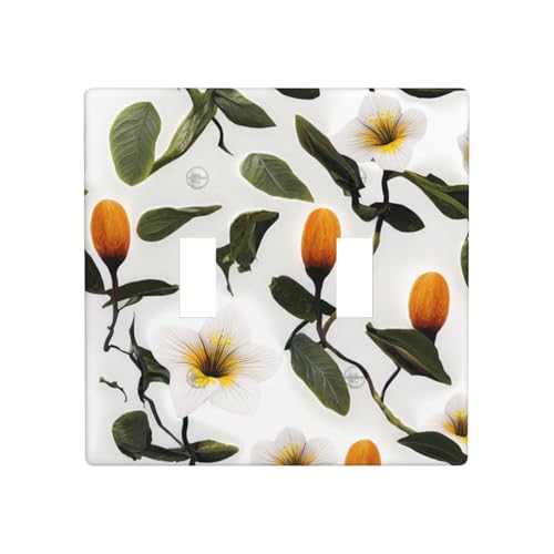 GGNKDL Dekoratives Wandpaneel mit Regenwald-Blumen, geeignet für Wohn- und Gewerbebereiche, 11,4 x 11,4 cm von GGNKDL