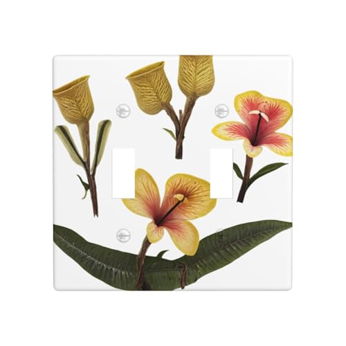 GGNKDL Dekoratives Wandpaneel mit seltsamen Blumen, geeignet für Wohn- und Gewerbebereiche, 11,4 x 11,4 cm von GGNKDL