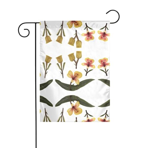 GGNKDL Gartenflagge mit seltsamen Blumen, geeignet für alle Jahreszeiten, 30,5 x 45,7 cm von GGNKDL