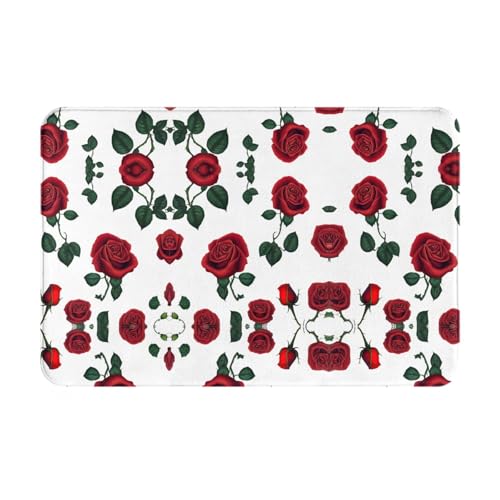 GGNKDL Rutschfeste Bodenmatte, Yashen-Rosen-Druck, für Innen- und Außenbereich, Fußmatten, geeignet für Schlafzimmer und Badezimmer, 40,6 x 61 cm GGNKDL Rutschfeste Bodenmatte, Yashen-Rosen-Druck, für Innen- und Außenbereich, Fußmatten, geeignet für Schlafzimmer und Badezimmer, 40,6 x 61 cm von GGNKDL