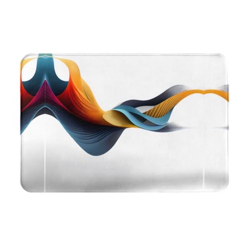 GGNKDL Rutschfeste Bodenmatte, abstrakter Kunstdruck, für Innen- und Außenbereich, Fußmatten, geeignet für Schlafzimmer und Badezimmer, 40,6 x 61 cm von GGNKDL