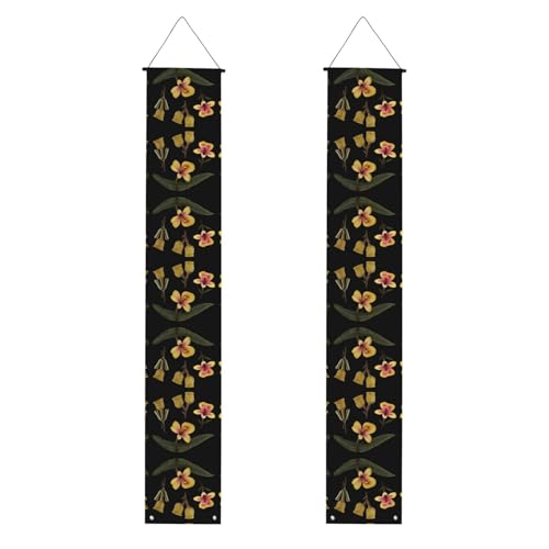 GGNKDL Wandschild mit seltsamen Blumen, geeignet für den Innen- und Außenbereich, 30,5 x 180 cm von GGNKDL