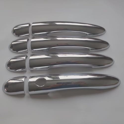 Auto Außerhalb Tür Griff für Renault Megane 2 2002-2008, Äußerer Türgriff Griff Ersatz Außentürgriffe Von Autos Außengriff,A/Electroplating-A/Style 14 von GGOZM