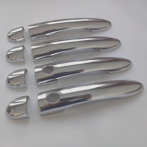 Auto Außerhalb Tür Griff für Renault Modus 2004-2012, Äußerer Türgriff Griff Ersatz Außentürgriffe Von Autos Außengriff,A/Electroplating-A/Style 8 von GGOZM