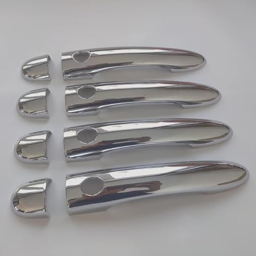 Auto Außerhalb Tür Griff für Renault Modus 2004-2012, Äußerer Türgriff Griff Ersatz Außentürgriffe Von Autos Außengriff,A/Electroplating-A/Style 9 von GGOZM
