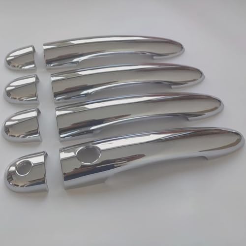 Auto Außerhalb Tür Griff für Renault SCENIC 2 2003-2009, Äußerer Türgriff Griff Ersatz Außentürgriffe Von Autos Außengriff,A/Electroplating-A/Style 3 von GGOZM