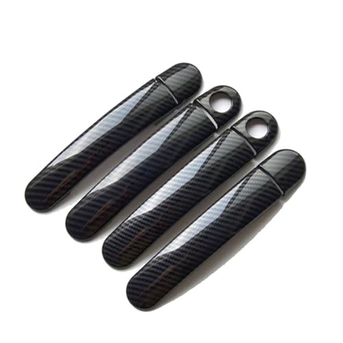 Auto Außerhalb Tür Griff für SEAT Toledo MK4 KG 2012-2016, Äußerer Türgriff Griff Ersatz Außentürgriffe Von Autos Außengriff, A/Carbon Fiber Pattern 3 von GGOZM
