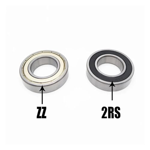 1–4 Stück Rillenkugellager 6000 6001 6002 6003 6004 ZZ 2RS(2pcs,6003-2RS-17x35x10mm) von GGQROTTQ