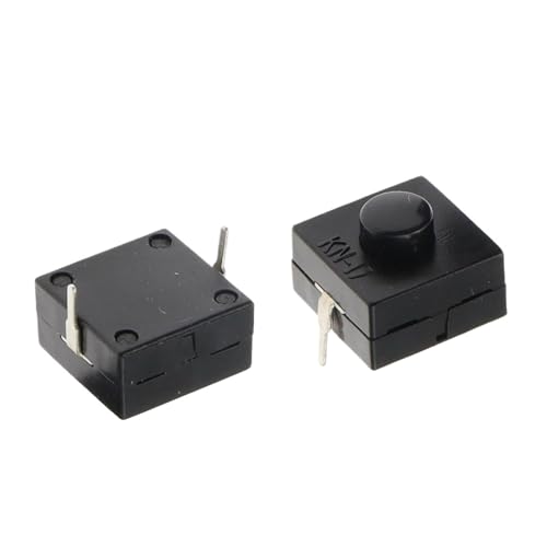 100 stücke Taschenlampe Push Button Schalter 1A 30V CB-1212-112D 2 Pin Mittel Bein von GGQROTTQ