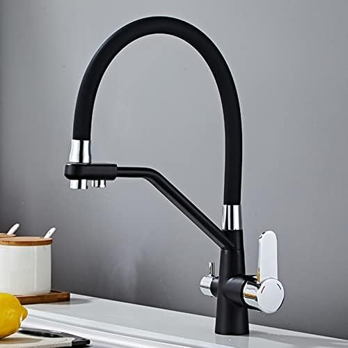 ACLIPS Out Out Kitchen Mixer Tap 3 Wege Küchenhahn Flexibler Wasserhahn Sprühgerät Trinkreiner Wasserhahn 3 in 1 Hochbogen -Wasserfilterreiniger Tap Weiß, Chrom, Chrom ACLIPS Out Out Kitchen Mixer Tap 3 Wege Küchenhahn Flexibler Wasserhahn Sprühgerät Trinkreiner Wasserhahn 3 in 1 Hochbogen -Wasserfilterreiniger Tap Weiß, Chrom, Chrom von GGYTMQL