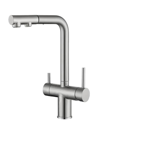 ACLIPS WICK TAPS TAPS PLEID TYP KÜCHE AUTHEKET Dual Drehausgabe Trinkwasserfilter Messingreiniger Gefäßspüle Mixer Heiße und kalte Wasserhahn ACLIPS WICK TAPS TAPS PLEID TYP KÜCHE AUTHEKET Dual Drehausgabe Trinkwasserfilter Messingreiniger Gefäßspüle Mixer Heiße und kalte Wasserhahn von GGYTMQL