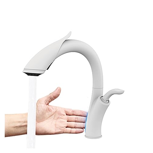 GGYTMQL Crirane Küchenarmatur mit drei Funktionen, Heiß- und Kaltwassergriff, montiert, Küchenarmatur (Black-01) von GGYTMQL
