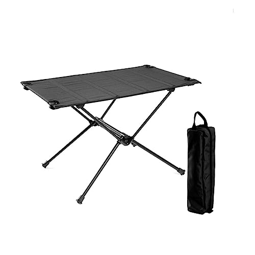 GGYTMQL Klappertisch Aluminiumlegierungstische für Reisepicknick Ultraleicher Klapptisch Oxford Roll-up Camping-Tisch tragbar (Farbe: Khaki) von GGYTMQL