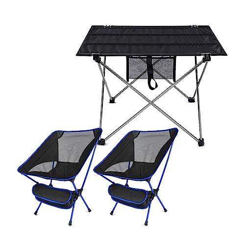 GGYTMQL Klappertisch ultraleichte Aluminium -Wanderwanderung Kletterpicknick -Klapptische tragbare Campingtisch im Freien/luftfaltbare Pelz -Computerbett (Farbe: 1PCS -Tisch) von GGYTMQL