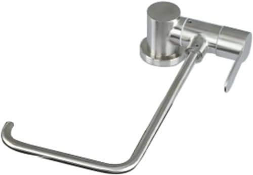 GGYTMQL Küchenarmaturen, 360 Grad gefaltet, Wasserfilter, Kaltwaschbecken, einfacher Wasserhahn, Küchenlochfilter, Grau (Schwarz) von GGYTMQL