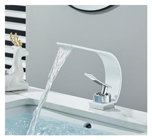 GGYTMQL Schwarz Becken Armaturen Bad Becken Mischer Wasserhahn Bad Schiff Waschbecken Wasser Mixer Taps Heißer und Kalter Wasser Mixer Wasserhahn Roségold (Roségold) von GGYTMQL