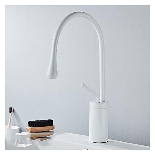 GGYTMQL Schwarz Becken Armaturen Bad Becken Mischer Wasserhahn Bad Schiff Waschbecken Wasser Mixer Taps Heißer und Kalter Wasser Mixer Wasserhahn Roségold (Roségold) von GGYTMQL