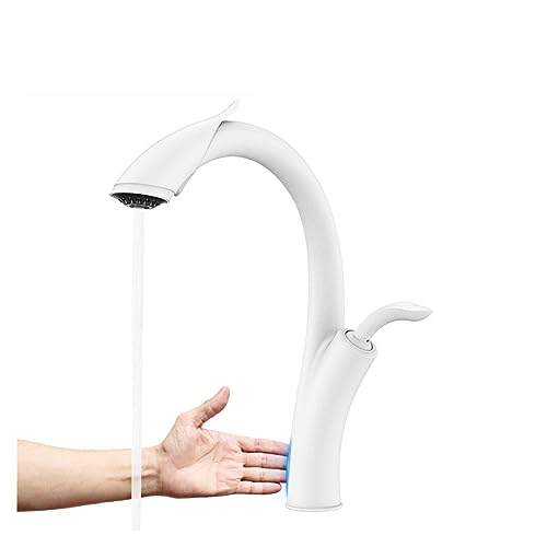 GGYTMQL Schwarz Becken Armaturen Bad Becken Mischer Wasserhahn Bad Schiff Waschbecken Wasser Mixer Taps Heißer und Kalter Wasser Mixer Wasserhahn Roségold (Roségold) von GGYTMQL