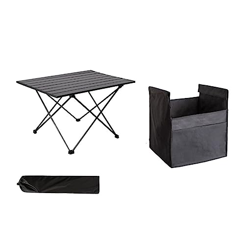 GGYTMQL Tische und Airs tragbarer Klapptisch Ultraleichter Legierung Camping Table Outdoor Wanderfischereigrill Picknicktisch einstellbar (Tischtisch M) von GGYTMQL