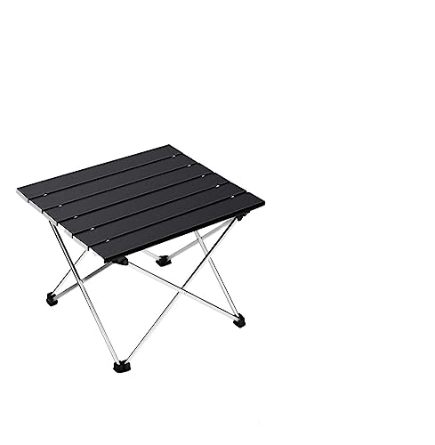 Klappertisch Hochstärke Aluminiumlegierung für Gartenparty -Picknick BBQ Ultraleicher tragbarer Klapptisch Faltbarer Außendinner (Farbe: Größe M) von GGYTMQL