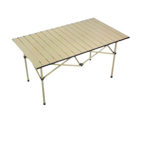 Tragbare Tische und Luftklapptisch im Freien tragbare Camping -Picknick -Set, beige groß Tragbare Tische und Luftklapptisch im Freien tragbare Camping -Picknick -Set, beige groß von GGYTMQL