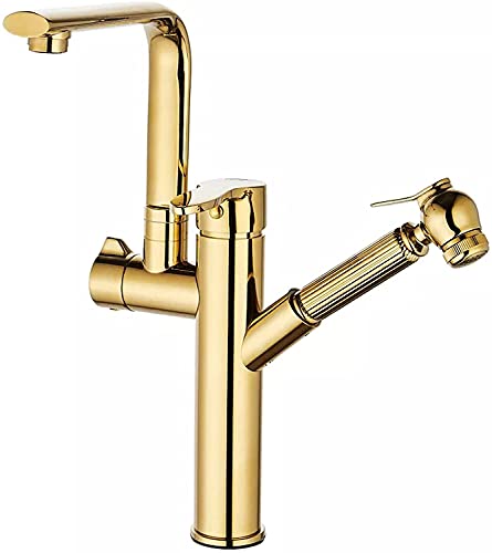Wasserhähne, Wasser-Tap-Messing Wasserhahn Küche Spüle Wasserhahn Messing Waschbecken Mixer Tippen Sie auf ein Griff Heißer kaltes rotierender Küchenmischer mit Handheld. Wasserhähne, Wasser-Tap-Messing Wasserhahn Küche Spüle Wasserhahn Messing Waschbecken Mixer Tippen Sie auf ein Griff Heißer kaltes rotierender Küchenmischer mit Handheld. von GGYTMQL