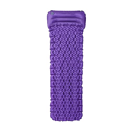 GGZONE Aufblasbare Matratze Outdoor Feuchtigkeitsbeständige Matratze Luftmatratze TPU Campingmatte Isomatte (Farbe: Blau) (Lila) Beautiful Scenery von GGZONE