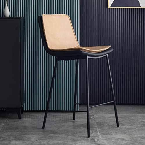GGZONE Barhocker, Esszimmerstuhl, Barhocker, 2er-Set, Frühstücks-Esstisch, Leder gepolsterter Sitz, Barstühle mit Fester Höhe und Fußstütze für Frühstücksbar, Theke, Küche Beautiful Scenery GGZONE Barhocker, Esszimmerstuhl, Barhocker, 2er-Set, Frühstücks-Esstisch, Leder gepolsterter Sitz, Barstühle mit Fester Höhe und Fußstütze für Frühstücksbar, Theke, Küche Beautiful Scenery von GGZONE
