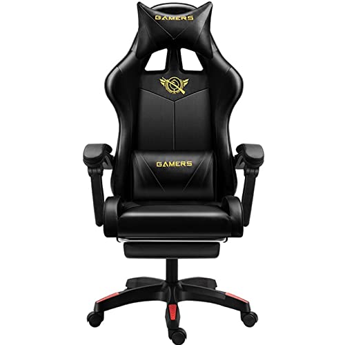 GGZONE Gaming-Stuhl, Massage-Bürostuhl, Rennstuhl, Racing-Büro, ergonomischer Computer-PC, Verstellbarer Drehstuhl, robuster, ergonomischer Computer-Büroschreibtischstuhl Beautiful Scenery von GGZONE