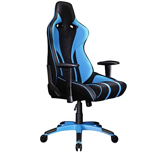 GGZONE Gaming-Stuhl, Massage-Bürostuhl, Rennstuhl, ergonomischer Renn-Computer-Schreibtischstuhl mit hoher Rückenlehne, E-Sport-Drehstuhl mit Kopfstütze und Lordosenstütze Beautiful Scenery von GGZONE