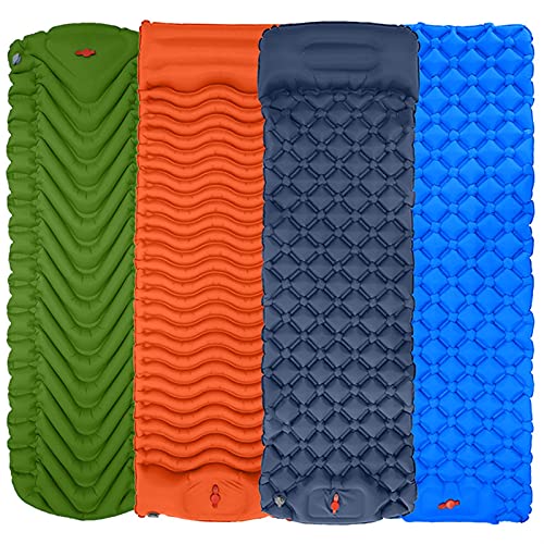 GGZONE Luftmatratze Camping Zelt Schlafsack Pad Picknick Strand Kissen Outdoor Isomatte Aufblasbare Isomatte (Farbe: RS2 Marineblau) (Ws Orange) Beautiful Scenery von GGZONE