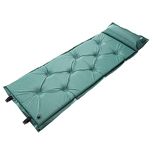 Schlafmatten Camping Aufblasbare Isomatte 183 * 57 * 2,5 cm Robuste tragbare Luftpolster-Luftmatratze Zelt Klappbett Wander-Isomatte (Farbe: Blau) (Grün) Beautiful Scenery von GGZONE