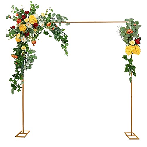 3x3m Hochzeitsbogen Traubogen Hochzeit Hochzeit Ballonbogen Gestell Wedding Arch mit 9 Rahmenstangen 2 Basis-Rahmen von GGbaony