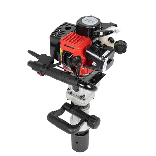 8500r/Min 2-Takt Benzin Motor Pfahlramme Pfostentreiber 55x27x31cm Benzinhaufenfahrer 0.9L Kraftstoffkapazität Luftkühlung Zaunpfahlramme 1200-2200r/Min Schlagfrequenz 8500r/Min 2-Takt Benzin Motor Pfahlramme Pfostentreiber 55x27x31cm Benzinhaufenfahrer 0.9L Kraftstoffkapazität Luftkühlung Zaunpfahlramme 1200-2200r/Min Schlagfrequenz von GGbaony